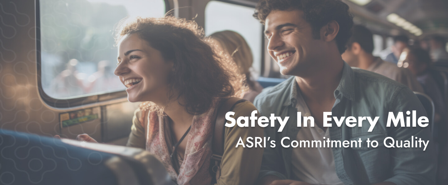A visual representation of the phrase "asksafetyineverymile," emphasizing the importance of safety in all journeys.