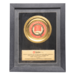 A beautifully framed certificate, symbolizing achievement and recognition.